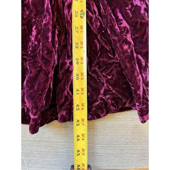 Vintage Casadei Velvet Victorian Edwardian Formal Dress Cosplay Red Purple - Picture 8 of 8